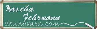 Mascha Fehrmann Visitenkarte